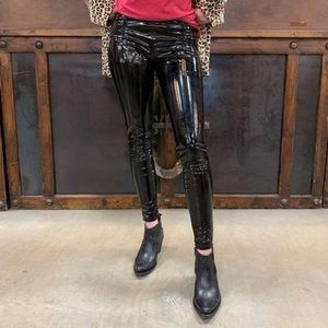 Vici Glossy Faux Leather Legging